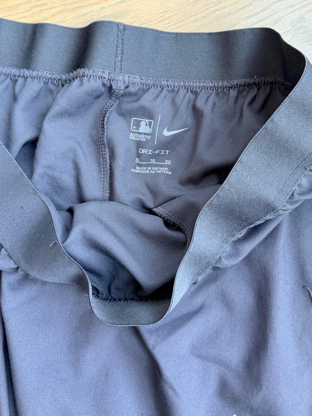 Nike black woman’s Athletic Shorts with White Logos - Picture 2 of 5